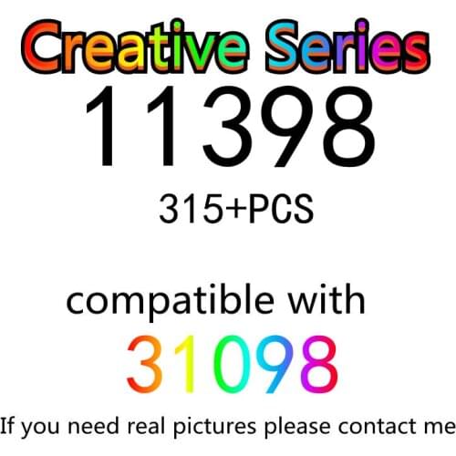 315PCS 11398 Building Block Toy Creative Series 31098 Assembled Building Block Childrens Toy Gifts