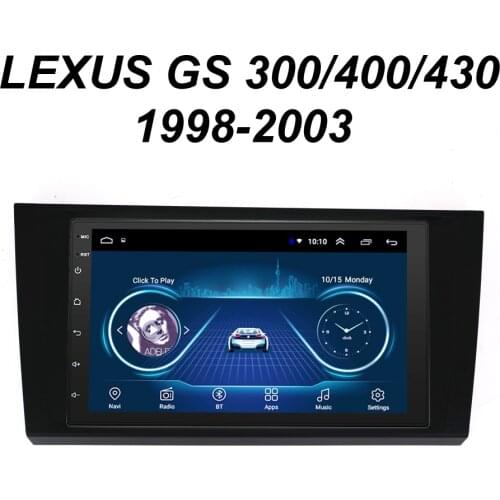64GB Android 10.0 2Din Car Multimedia GPS For LEXUS GS 300 400 430 GS300 2001 Autoradio BT Navigation Stereo Head Unit Radio