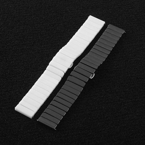 20mm/22mm/24mm Watch accessories bamboo bead ceramic strap watch chain for moto second generation smart strap switch ear bar