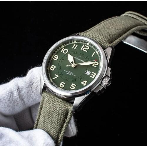 Sugess Automatic Watch Men Brand Seiko NH35A Movement Sapphire Crystal Mechanical Watch Men Automatic Date Indicator