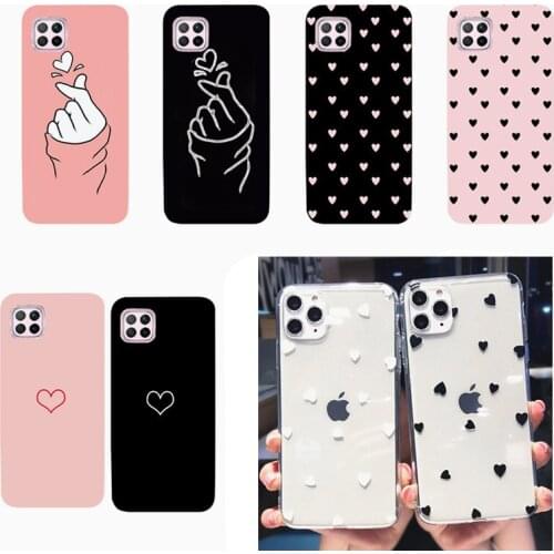 For Huawei P40 Lite Case p40 lite E Cute Cartoon Soft TPU Silicone Back Cover For Huawei P20 Pro Phone Cases fundas p30 P20Lite