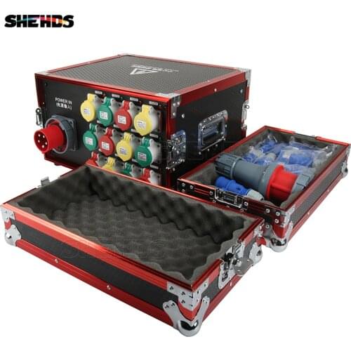 International Standard 7U Flight Case Power Supply Distribution Box 16A-12Channel Good For Stage Outdoor Show And Large Show