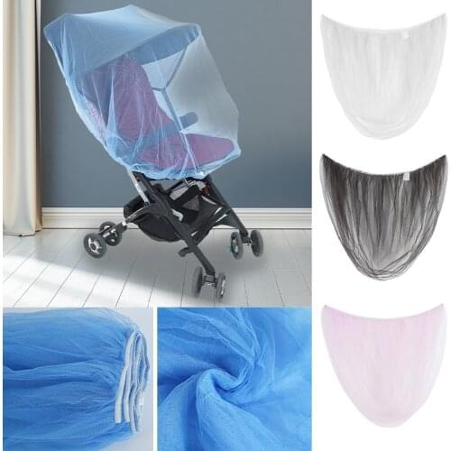 Baby Stroller Pushchair Mosquito Insect Shield Net Safe Infants Protection Mesh Stroller Accessories Mosquito Net 2021