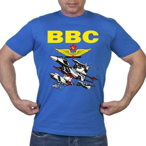 TSHIRT RUSSIAN ARMY AIR FORCE MILITARY CLOTHING RUSSIA T-SHIRTS FORCES FLY