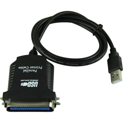 1pc USB To DB36 Female Port Parallel Printer Print Converter Cable LPT Professional Factory Price Drop Shipping