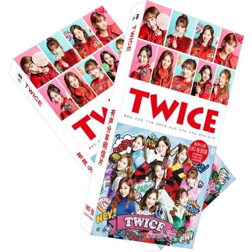 Kpop TWICE Nayeon Jeongyeon Momo Sana Jihyo Mina Dahyun Tzuyu Fanart Postcard Post Cards Sticker Artbook Gift Cosplay Book Set