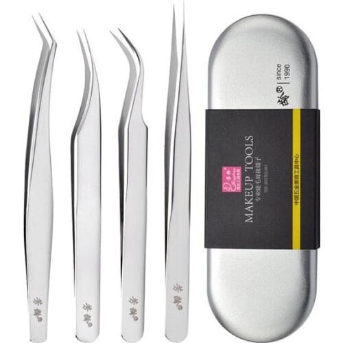 Beautiful Eyelash Tweezers Eyelash Species High-precision Flowerer Grafting Special Tool Set Dolphin Golden Feather Clip