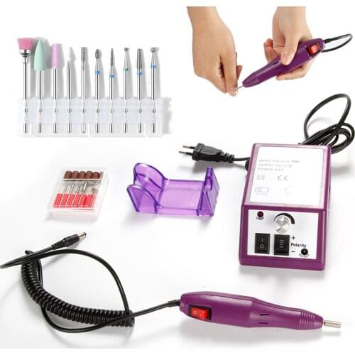 20000 Rpm Electric Nail Drill Bits Set 10pcs Milling Cutters Manicure Machine Nail Tips Manicure Electric Nail Pedicure File