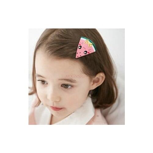 Cute Super Cute Cartoon Fruit Small Hairpin Girl Child Small Hairpin Clip Girl Princess Hair Accessories Headdress Female Sale