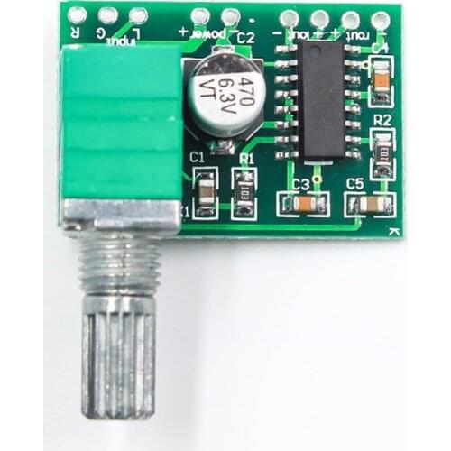 PAM8403 Mini Audio Digital Amplifier Board 470uf 5V USB Potentiometer Anti-meter Body Power Audio Amplifier Chip With Switch