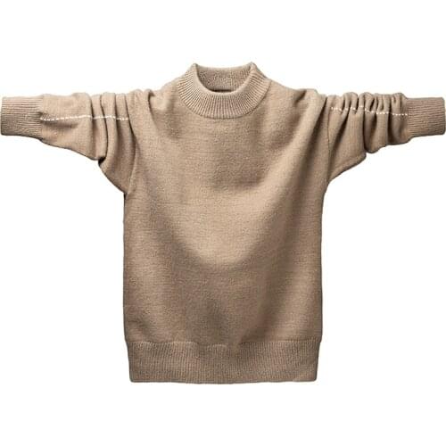TFNYCT Mens sweater, half high neck, autumn and winter thick knit, inner collar sweater, trendy mens clothing