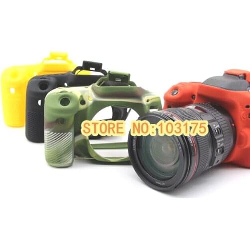 New Soft Silicone Case Protective Bag Rubber for Canon 80D Cover Camera Cas