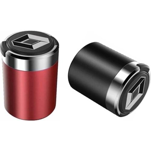 For Renault Car Ashtray With Led Lights With Car Logo Creative Personality Car Supplies TALISMAN CAPTUR Espace Clio Megane Koleo