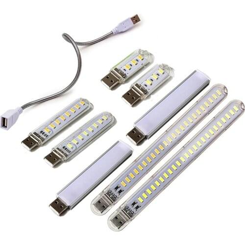 Portable LED Night Lamp Mini usb led light Book Lights portable libros de lectura 5V SMD 5730 Reading Table Lamps Power Bank