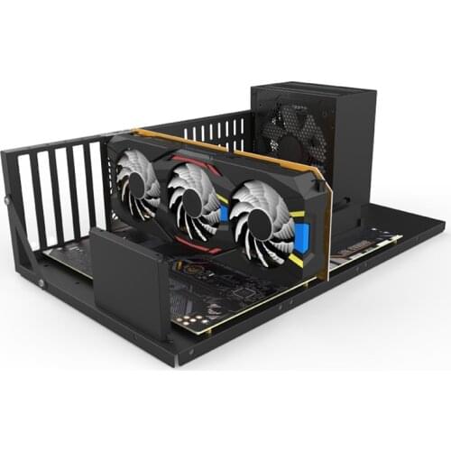 Mining Frame Open Chassis Frame Thickened Motherboard Bracket Fixing Frame Mining Rig Case Frame JR Deals