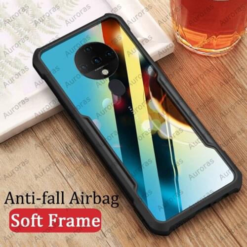 Auroras For TECNO Spark 6 Case Anti-fall Airbag Case Shockproof Clear With Soft Frame Cover For Tecno Spark6 Case