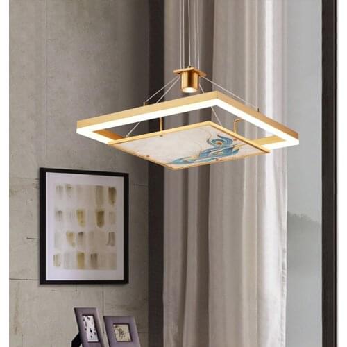 Contemporary Bedroom LED Chandeliers Colorful Hanging Lamp Gold Dining Light Fixtures AC110V 220V
