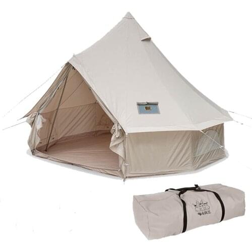 Outdoor camping Yurt Indian Cotton tent waterpoor Portable Picnic hiking self-driving tour tent for 5-8 people