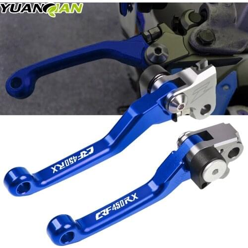Dirt Bike Motocross For Honda CRF450RX 2017-2019 2018 CRF450 CRF 450 RX Motorbike Aluminum Folding Brake Clutch Lever CRF450RX
