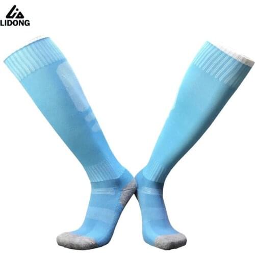 High Quality Kids Football Socks Long Tube Boys And Girls Soccer Socks Thickening Towel Stokings Sports Socks Protective Foot