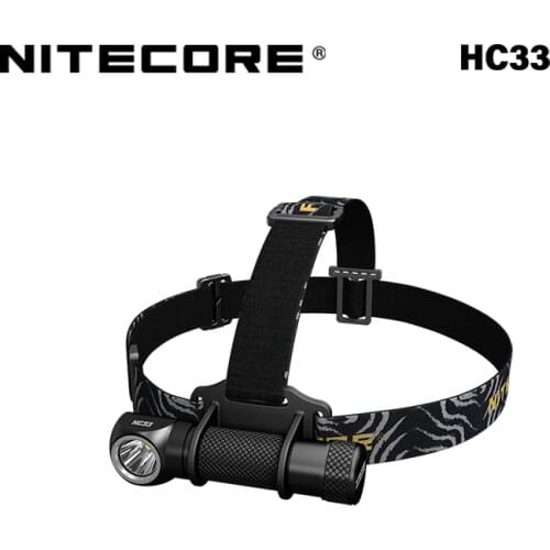 NITECORE HC33 1800 Lumens High Performance Versatile L-Shape Utility Headlamp Magnetic tail cap design multi-purpose for daily
