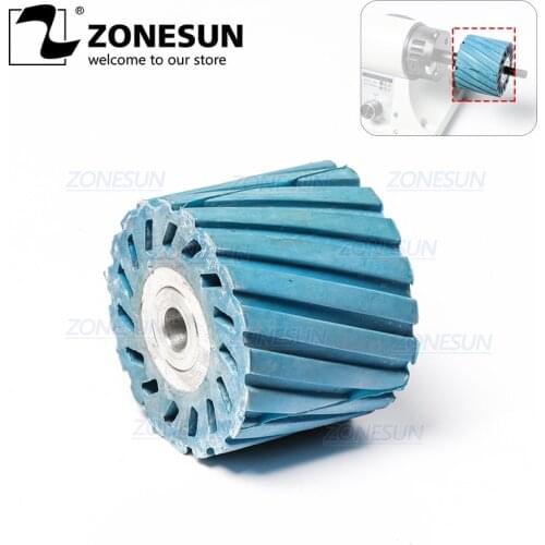 ZONESUN Leather Edge Polisher For Leather Burnishing Machine Rubber Wheel Edge Polishing Leather Tip Side Border Polisher