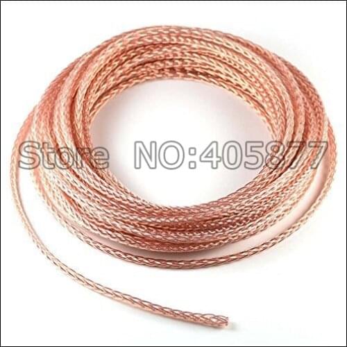 1meter OCC 8-Core Pure Copper Bulk Cable For HiFi DIY Headphone Cable Audio Cable