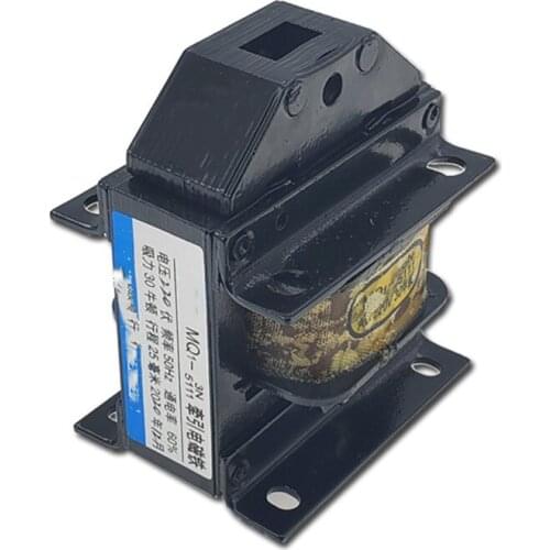 1PC 20kg Force 25mm Stroke AC220V/AC 380V Tractive Solenoid Electromagnet MQ1-5111