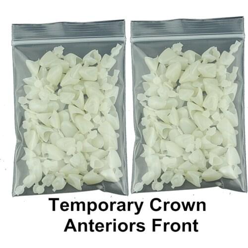 2 Packs Dental Materials Mixed Type Temporary Crown Tooth Front Anterior Veneer Teeth Whitening Dentist Products