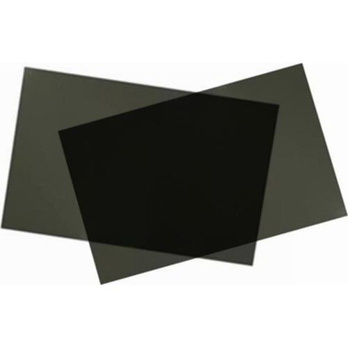 2pcs 30*20CM 0 degree LCD Polarizer Film,Linear Polarizing Filter Lens,Glossy Polarization Sheets With Adhesive/Non-adhesive