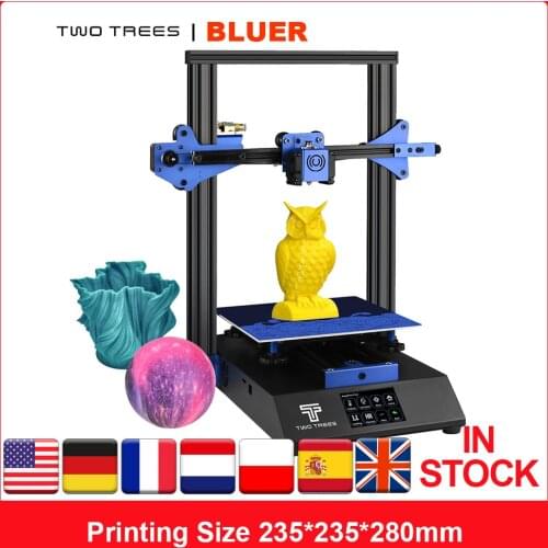 TWO TREES BLUER 3D Printer DIY Kit Sheet Metal Structure Silent Printing 235*235*280mm Build Volume High Precision 240W