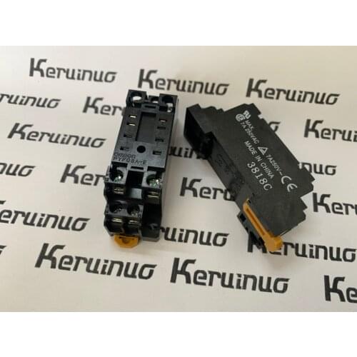 5pcs PYF08A-E PYFZ08-E 10pin relay socket base for MY2 MY2N-GS RELAY DC AC LY2N-J LY2N