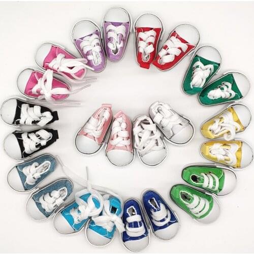 50Pairs/lot Wholesale SD BJD Doll Accessories 5CM Canvas Shoes For BJD Dolls