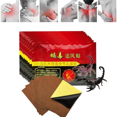 80 Pcs /lot Herbal Menthol Self Adhesive Medical Plaster Pain Relief Patch for Sore Muscles Same as Salonpas Pain Patch
