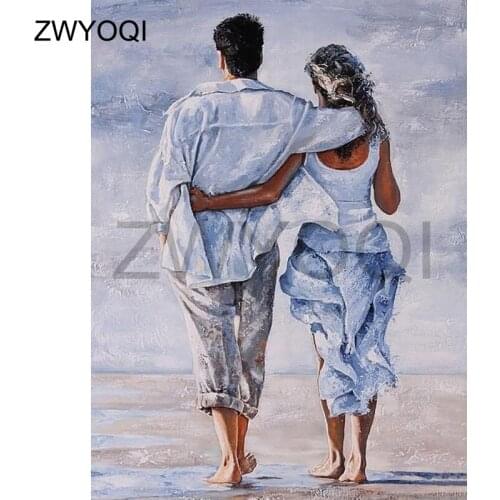 Full Round Diamond mosaic Couple hugging Full Square Diamond embroidery Cross stitch Couple hugging love 5D DIY Diamond painting