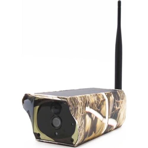 Wireless Solar Power IP Camera IP65 Waterproof Outdoor Wildlife Trail Camera IR Night Vision