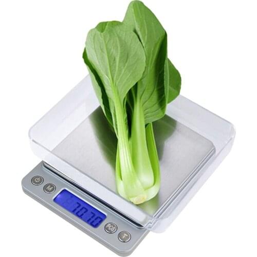 500g*0.01g Electronic Kitchen Scale Digital Jewelry Portable Food Scale LCD High Precision Measuring Tools