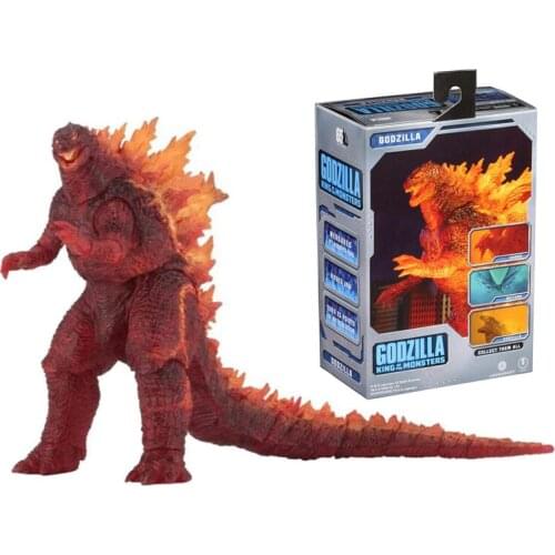 Burning Godzilla Anime Figure Bandai Figurine Model PVC Figma Model Statue King Of The Monsters Gojira Brinquedos Juguetes Toys