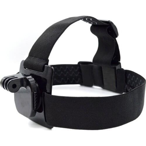 GOPRO 360 Degree Rotary Headband Section Three Rubber Headbands Anti-skid Front Pat Headband Holder for Xiaoyi
