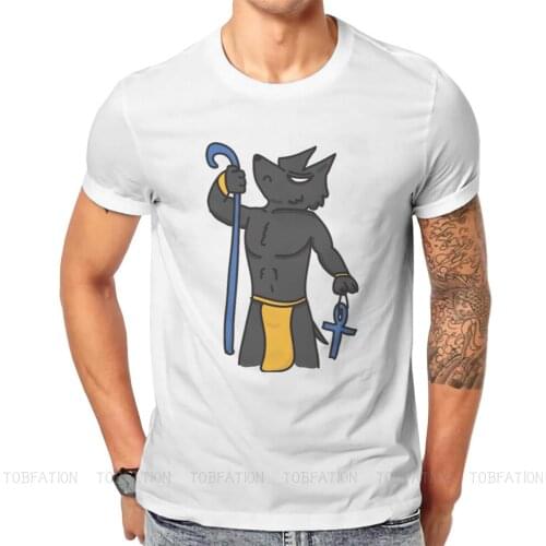 Anubis Newest TShirts Ancient Egypt Men Harajuku Pure Cotton Streetwear T Shirt O Neck Oversized