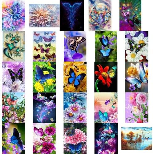Butterfly styles cross stitch kit people 18ct 14ct UNprinting11ct count print canvas stitches embroidery DIY handmade needlework
