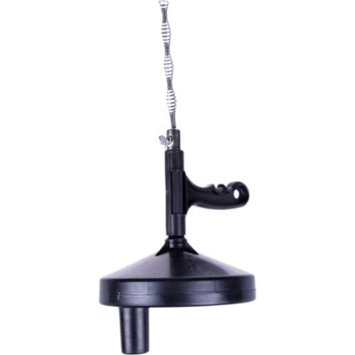 Practical Shower Drain Auger Plumbing Snake Pipe Cleaner Plumber Toilet Snake Auger 1/4 x 13 inch for Bathroom Toilet Kitchen Se