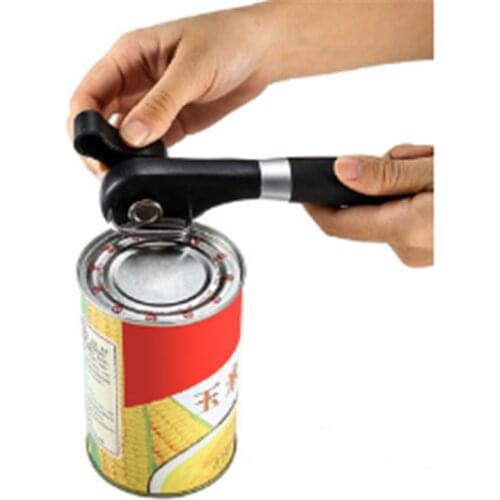 Manual Rotating Alloy Can Opener Stainless Steel Bottle Openers Professional Ergonomic Jars & Tin Opener For Cans Kitchen Tool