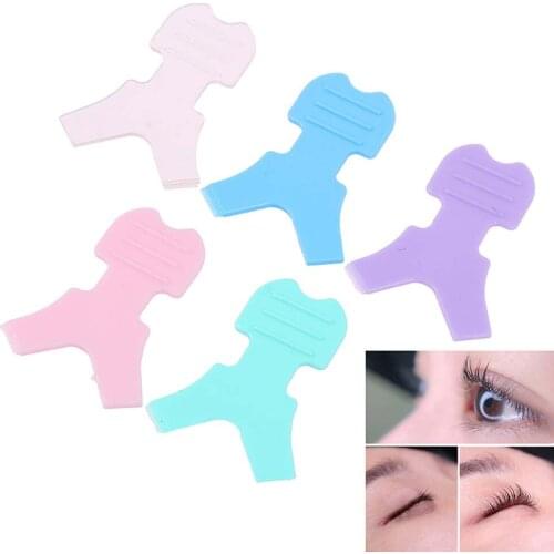 Hot 10 Pcs/Pack Reuseable Plastic Eyelash Brush Clean Y Shape Grafted Eyelashes Brushes women Makeup Mascara Tools