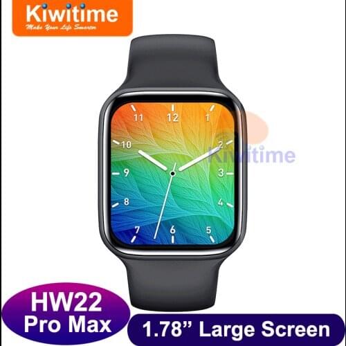 2021 KIWITIME HW22 Pro Max Plus Smart Watch Series 6 44mm Heart Rate Monitor IWO Smartwatch for Men Women Samsung Xiaomi Android