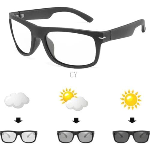 Sports Square Progressive Multifocal glasses Transition Sunglasses Men Photochromic Fashion Presbyopia diopters FML