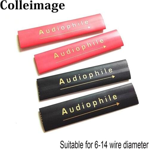 Colleimage Hifi audio Peaker Cable RCA/XLR Cable Heat Shrink Audiophile Heat Shrink Tube 14mm Insulated Sleeving Tubing