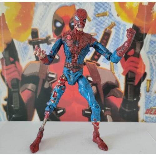Toybiz ML Select Diamond DST Zombie Spider 7" Loose Action Figure Rare