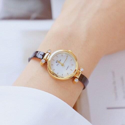 Women Watch Famous Luxury Brands Dress Small Dial Ladies Watches 2020 Quartz Leather Watches For Women Reloj Mujer