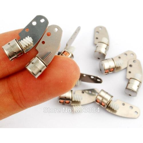 10PCS New 3VDC 0.06W 1000RPM 2 Phase 4 Wires Micro Stepper Motor for Portable video camera digital camera safety monitor etc